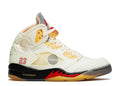 Off-White x Air Jordan 5 SP ¡®Sail¡¯ Revered Footwear
