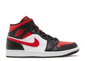 Air Jordan 1 Mid ¡®Bred Toe¡¯ Revered Footwear