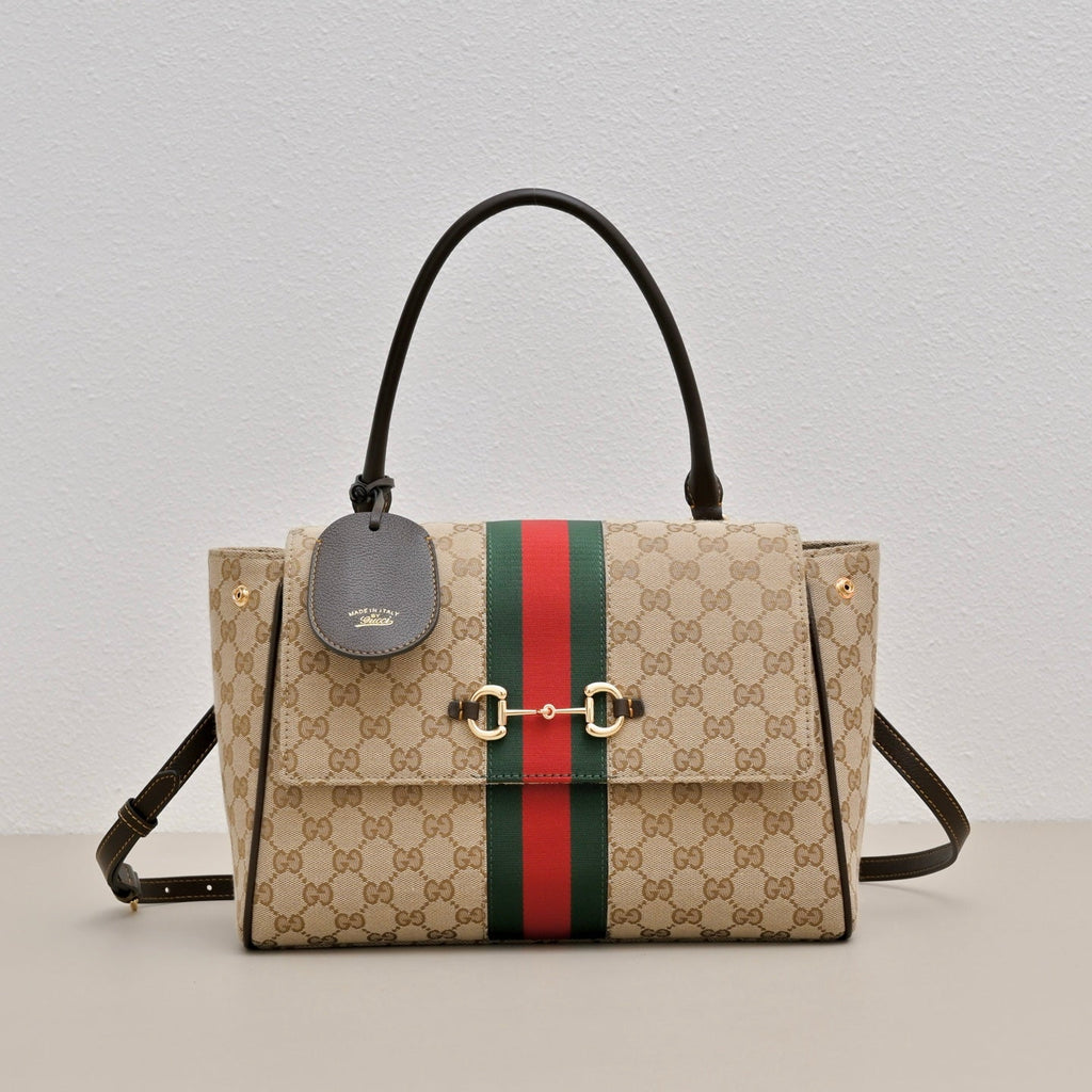 GUCCI GG Paparazzo Medium Top Handle Bag