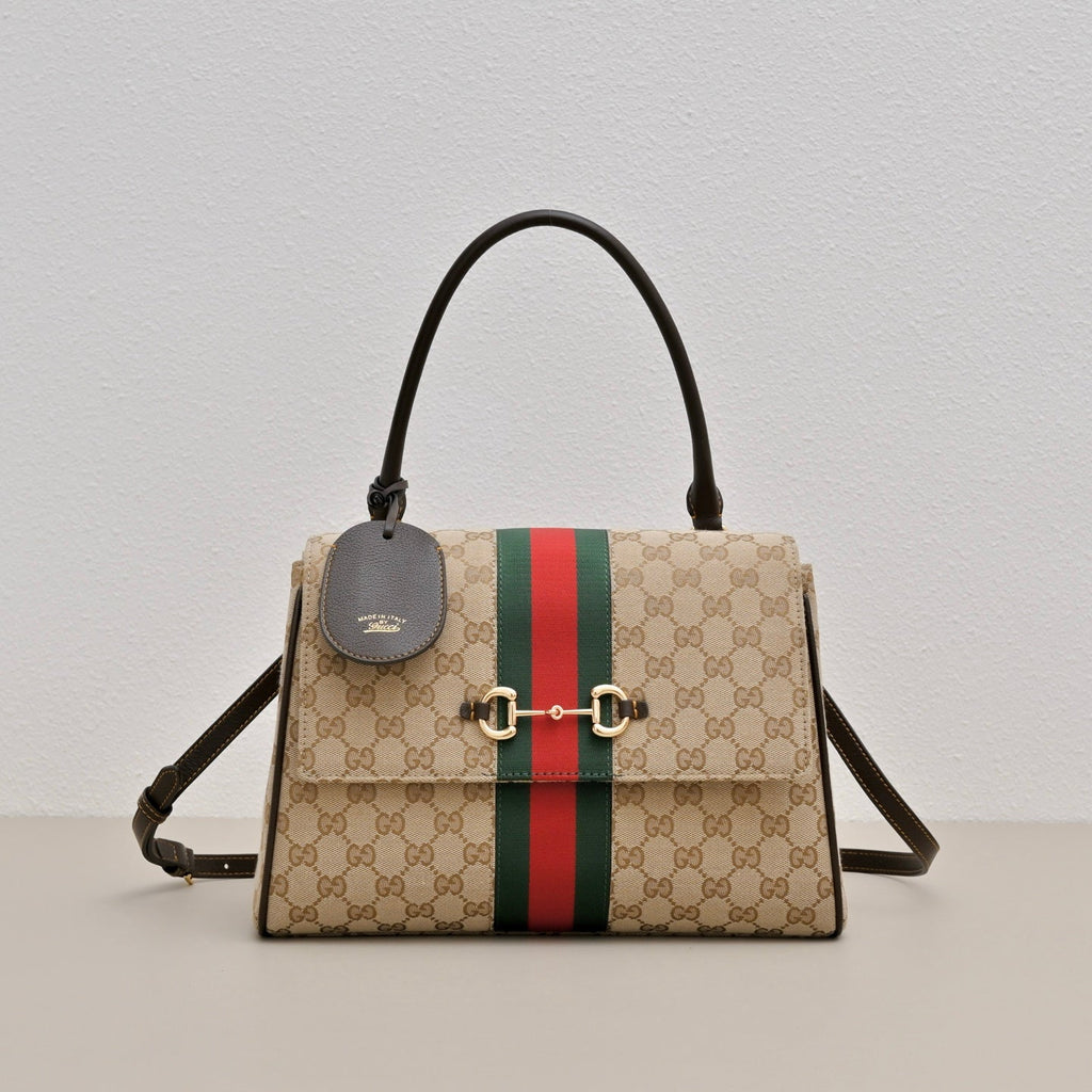 GUCCI GG Paparazzo Medium Top Handle Bag