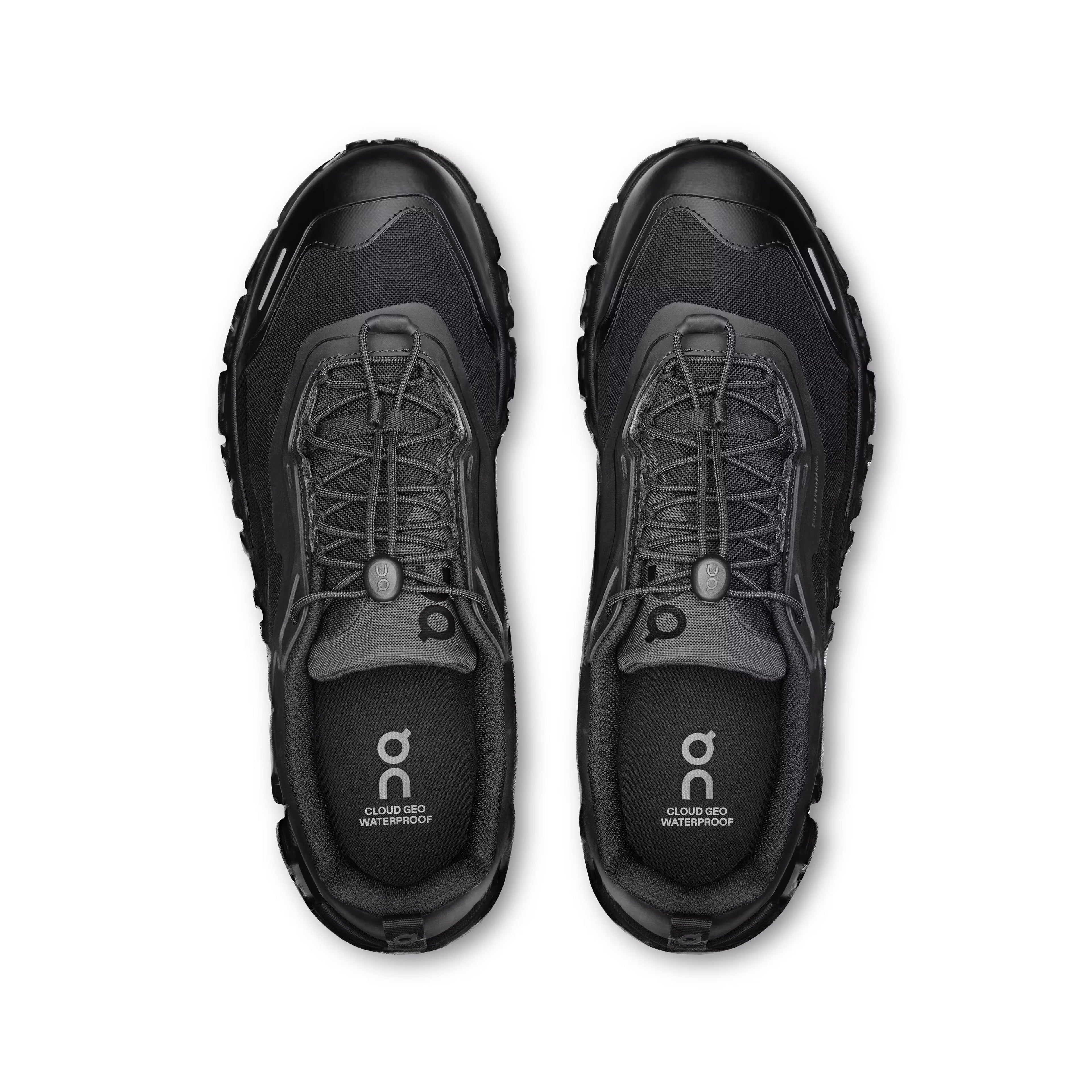 ON Men's Cloud 6 Geo Waterproof Black/Black